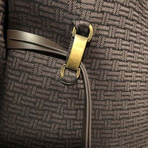 TAHARI (12) Brown Skirt-Suit Leather Belt 50%Polyester 47%Rayon Gently Worn